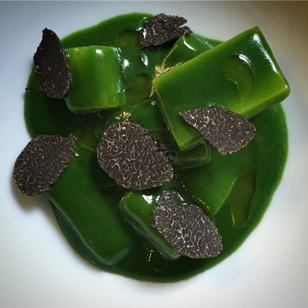 GREEN CHARR STEW - TRUFFLES