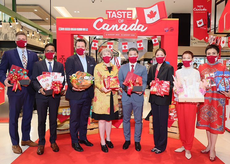 เอกอัครราชทูตแคนาดา ร่วมการันตีความสดใหม่ พร้อมชวนช้อปและลิ้มลองความอร่อย ในงาน “Taste Of Canada 2022”  ที่ กูร์เมต์ มาร์เก็ต