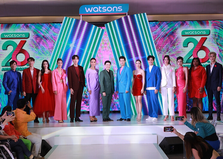 วัตสันจัดงาน WATSONS 26th ANNIVERSARY ฉลองครบรอบ 26 ปีแบบจัดเต็ม พร้อมขับเคลื่อนธุรกิจภายใต้แนวคิดความงามรูปแบบใหม่ ‘The New Beautiful’