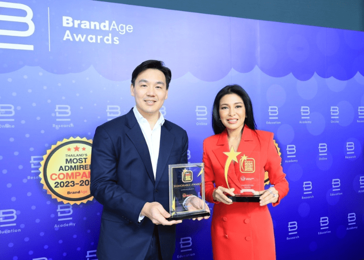 เอไอเอ ประเทศไทย คว้า 4 รางวัลสุดยอดแบรนด์และบริษัทที่น่าเชื่อถือที่สุด จากเวที Thailand’s Most Admired Company และ Thailand’s Most Admired Brand 2024 โดยนิตยสาร BrandAge