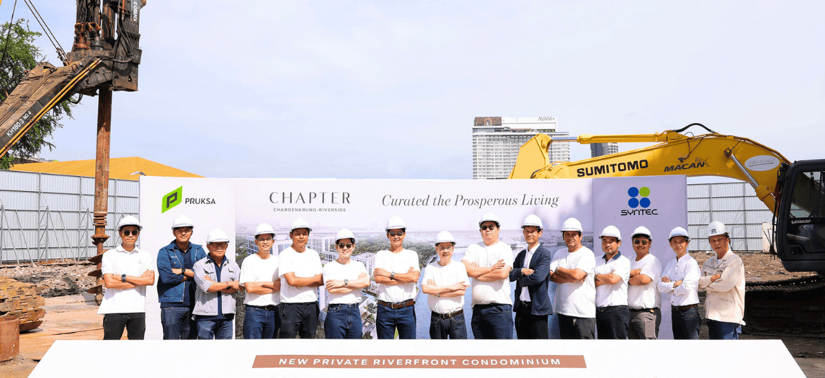 แลนด์มาร์กใหม่ริมเจ้าพระยา! “พฤกษา” เดินหน้าก่อสร้าง แชปเตอร์ เจริญกรุง–ริเวอร์ไซด์  คอนโดกระแสแรง หลังยอดขายเดือนแรกทะลุ 800 ลบ. พร้อมให้เป็นเจ้าของยูนิตพิเศษ เริ่มเพียง 4.99 ลบ.*