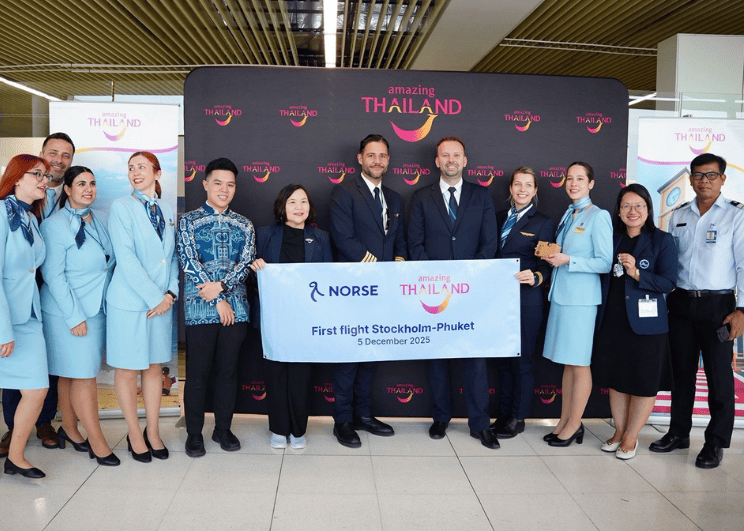 ททท. ดัน Airline Focus สำเร็จ! Norse Atlantic Airways ขยายบินยุโรป–ไทย 5 เส้นทางบินใหม่ ครอบคลุม กรุงเทพฯ–ภูเก็ต สะท้อนตลาดระยะไกลโตต่อเนื่อง
