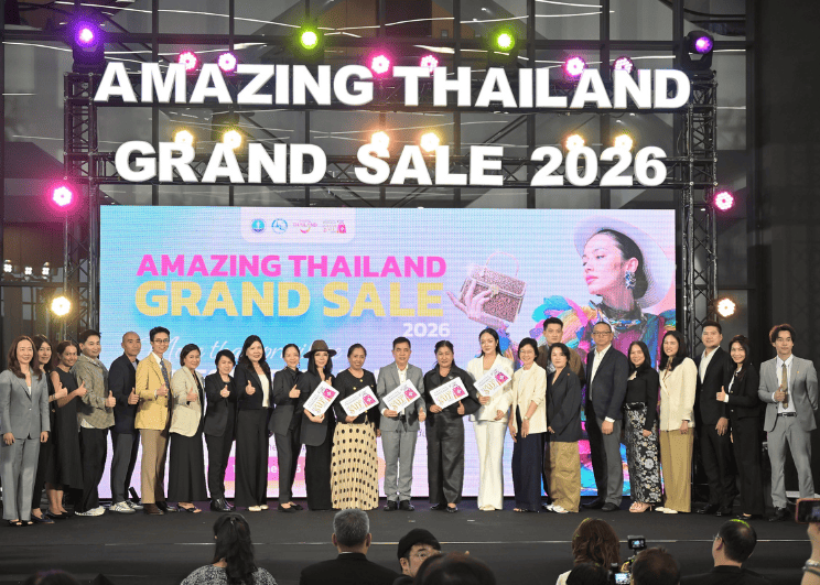 ททท. ผนึกพันธมิตร เปิดฉาก “Amazing Thailand Grand Sale 2026” ชูศักยภาพไทยแบรนด์ สู่การมอบ Grand Experience กระตุ้นการใช้จ่ายนักท่องเที่ยวคุณภาพตลอดเดือนมิถุนายน–สิงหาคมนี้